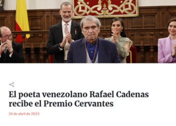 El poeta venezolano Rafael Cadenas recibe el Premio Cervantes